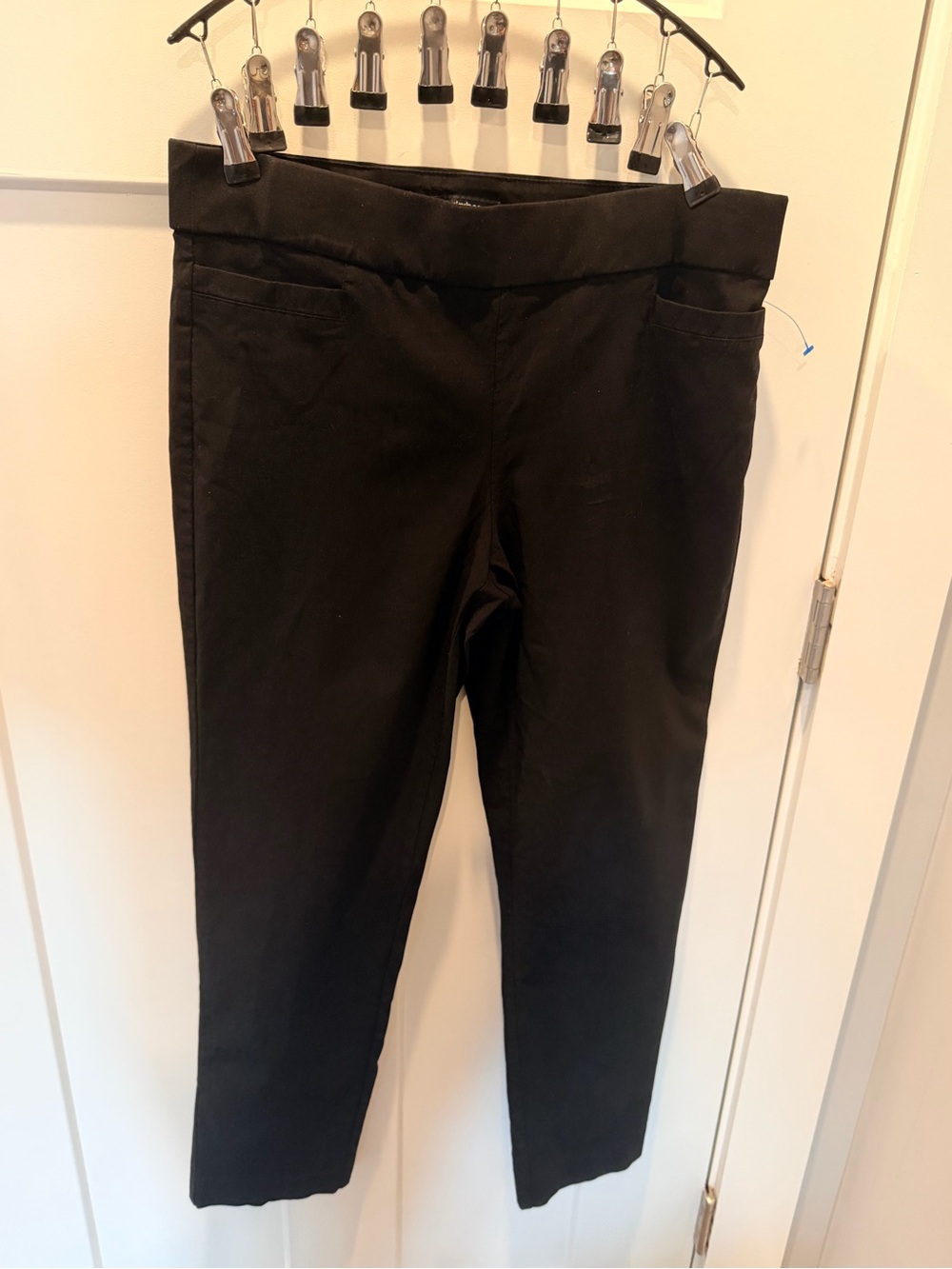 Liz Claiborne Career Petite Black Pants Women’s 12P Classic Stretch Trouser